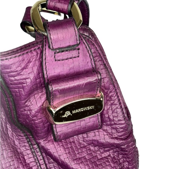 🔥🔥🔥B. Makowsky Embossed Leather Handbag🔥🔥🔥 - Picture 13 of 14